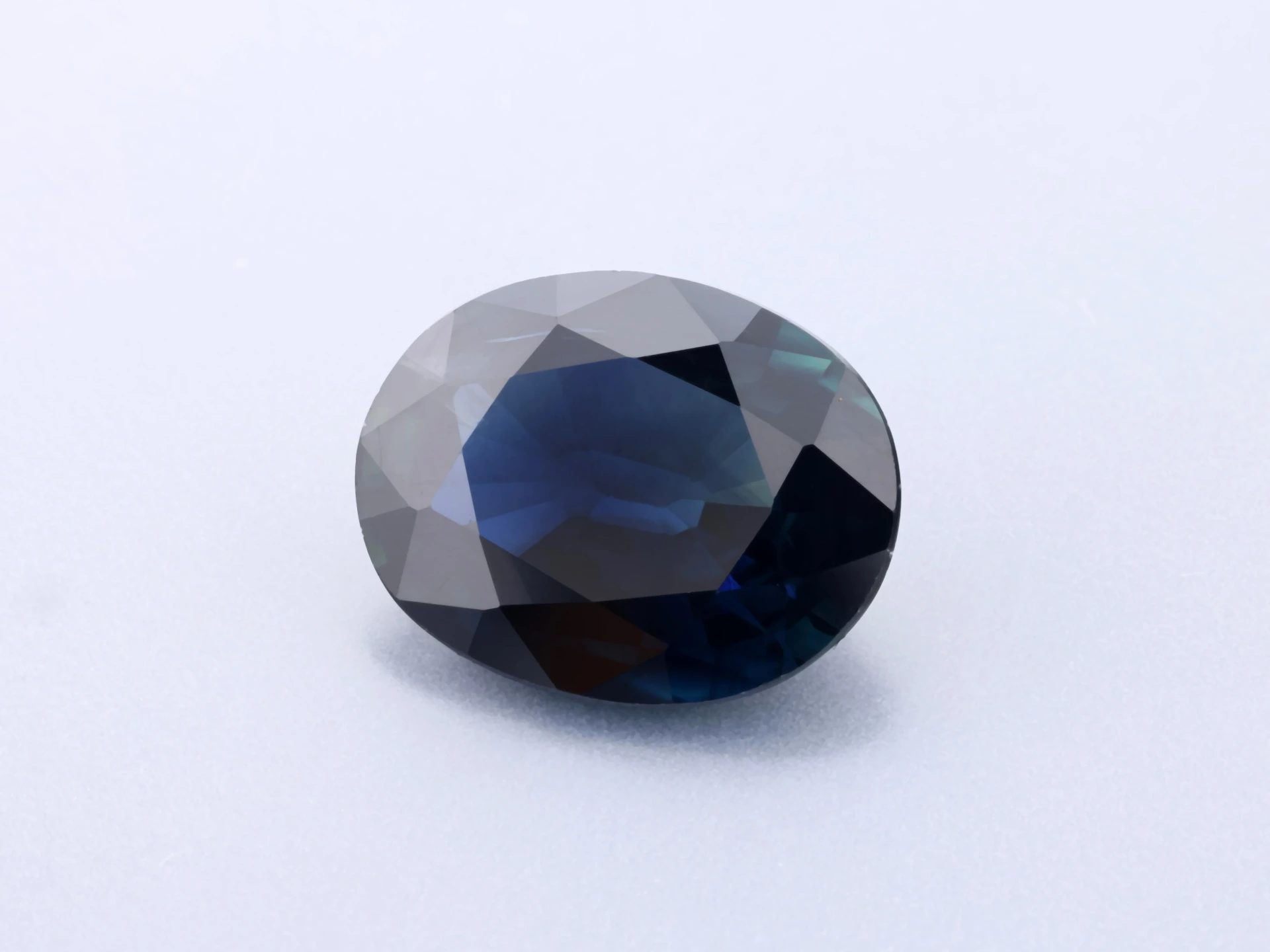 Australian Sapphire 8.8x6.96mm Oval Dark Blue