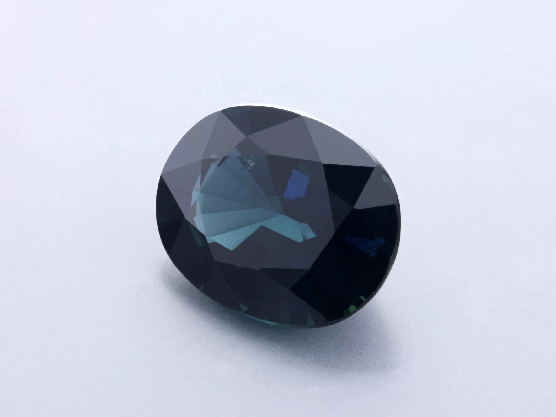 Australian Sapphire 9x7.1mm Oval Dark Blue
