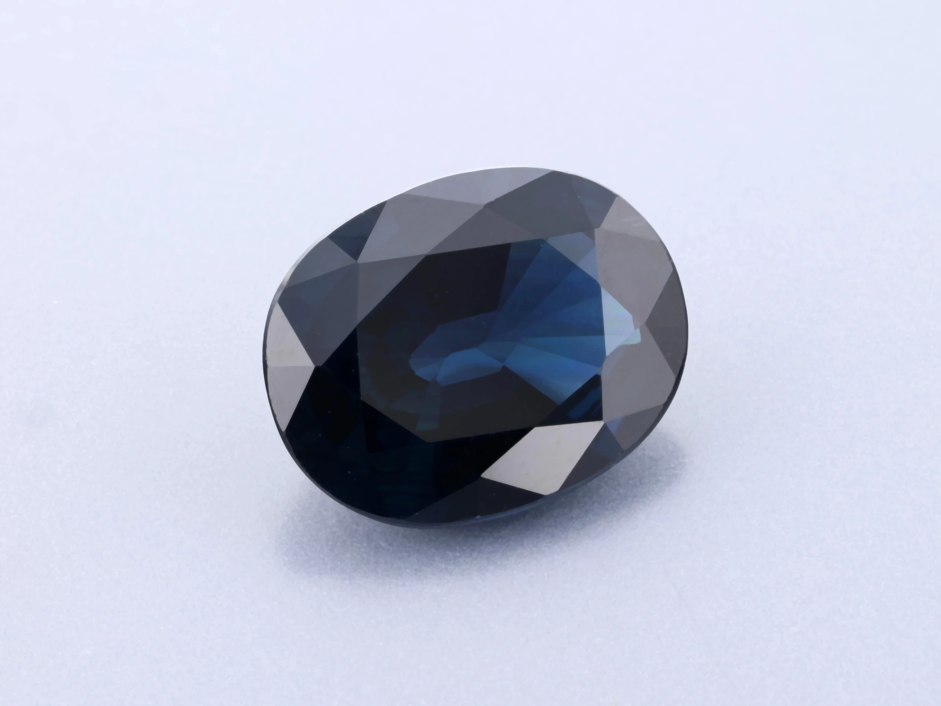 Australian Sapphire 8.95x7mm Oval Dark Blue