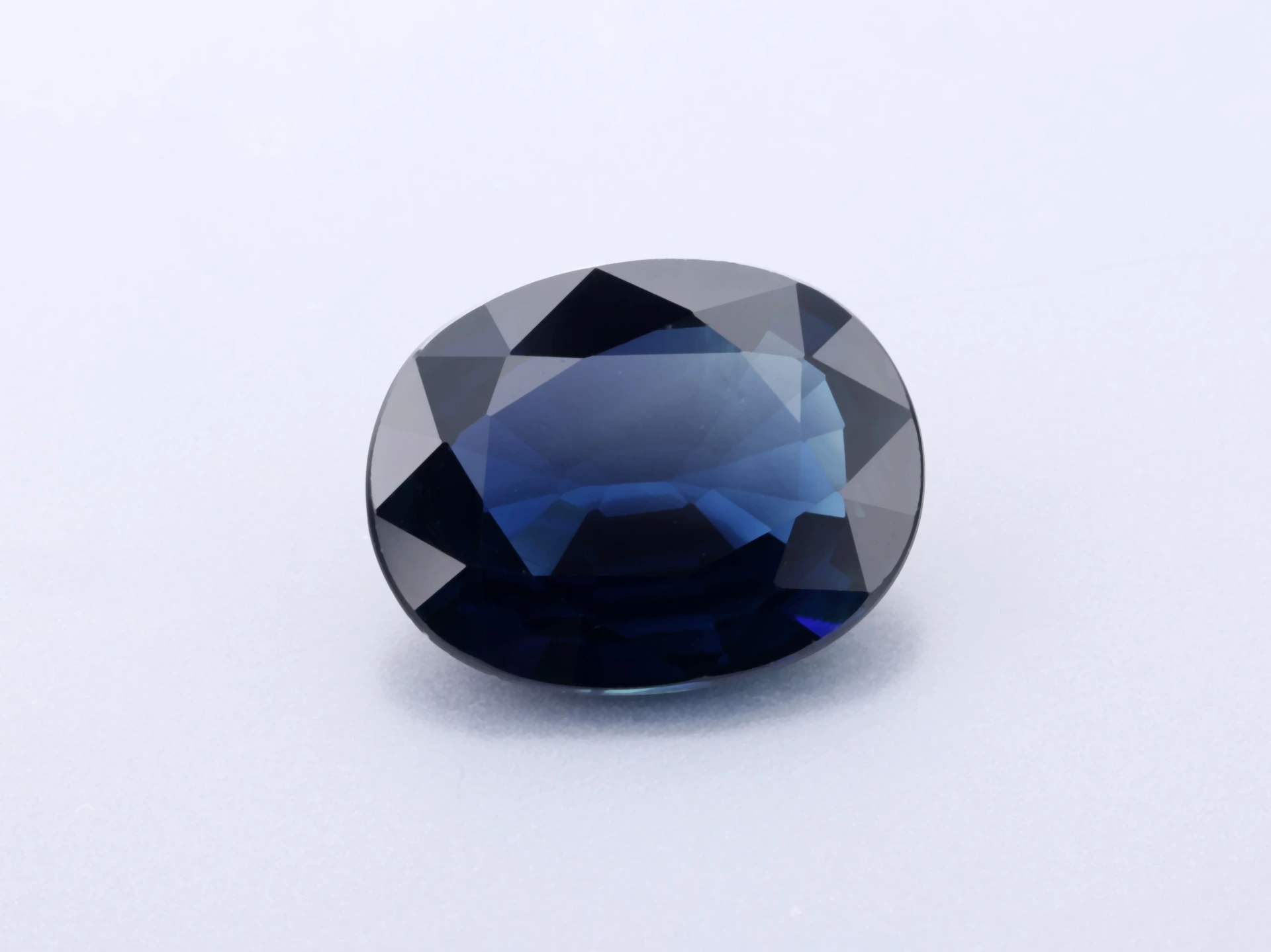 Australian Sapphire 8.8x7mm Oval Dark Blue