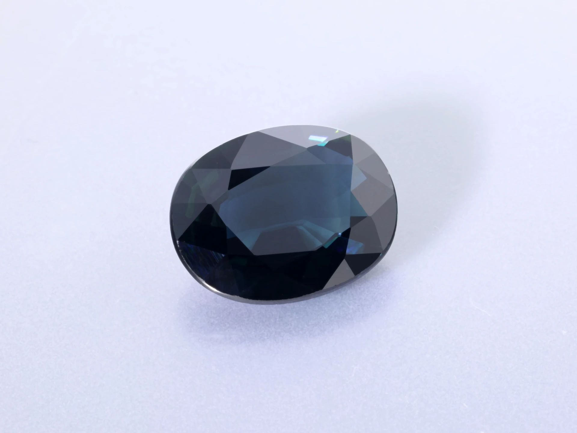 Australian Sapphire 9x7.1mm Oval Dark Blue