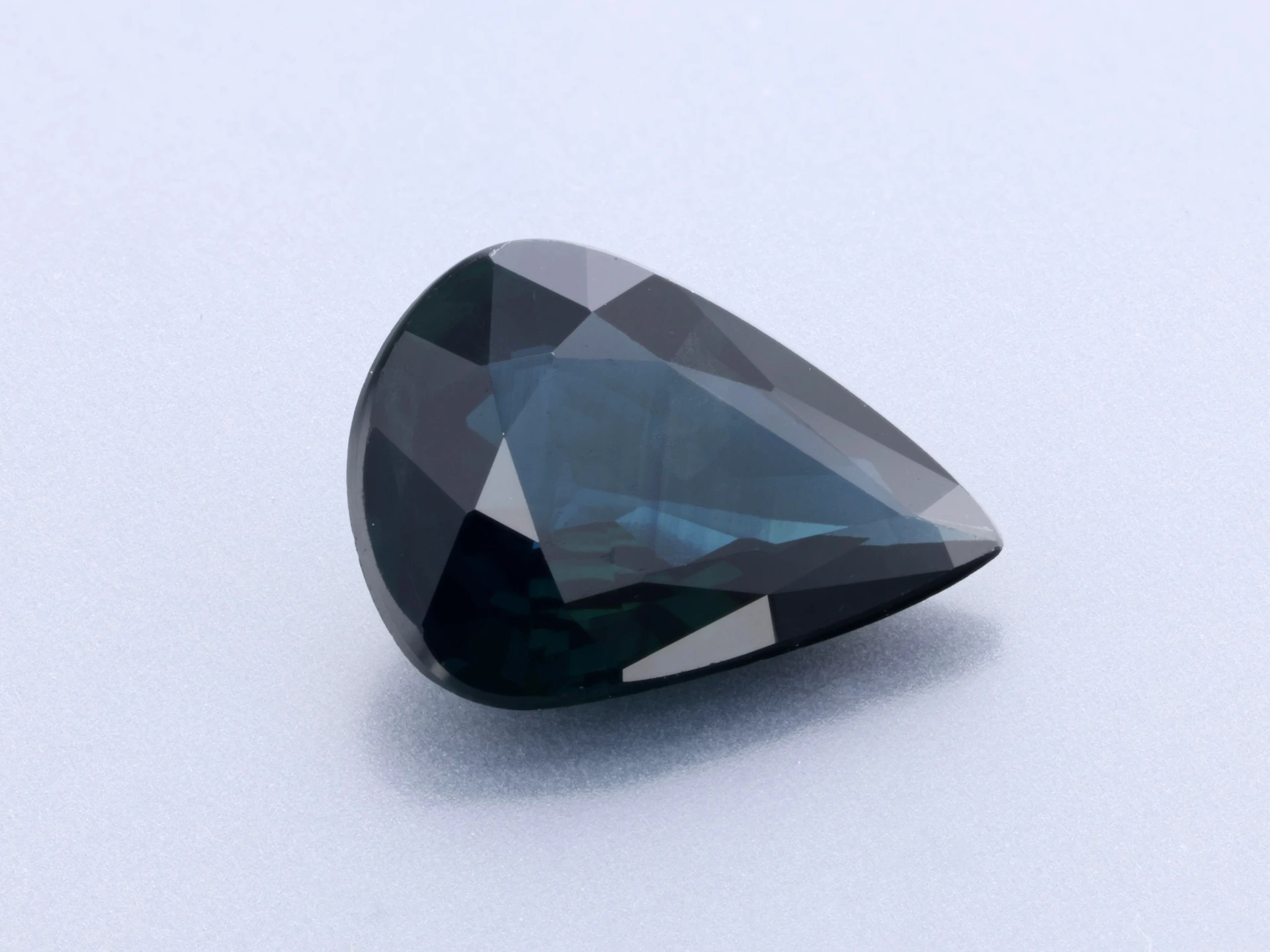 Australian Sapphire 9x6.7mm Pear Shape Dark Blue
