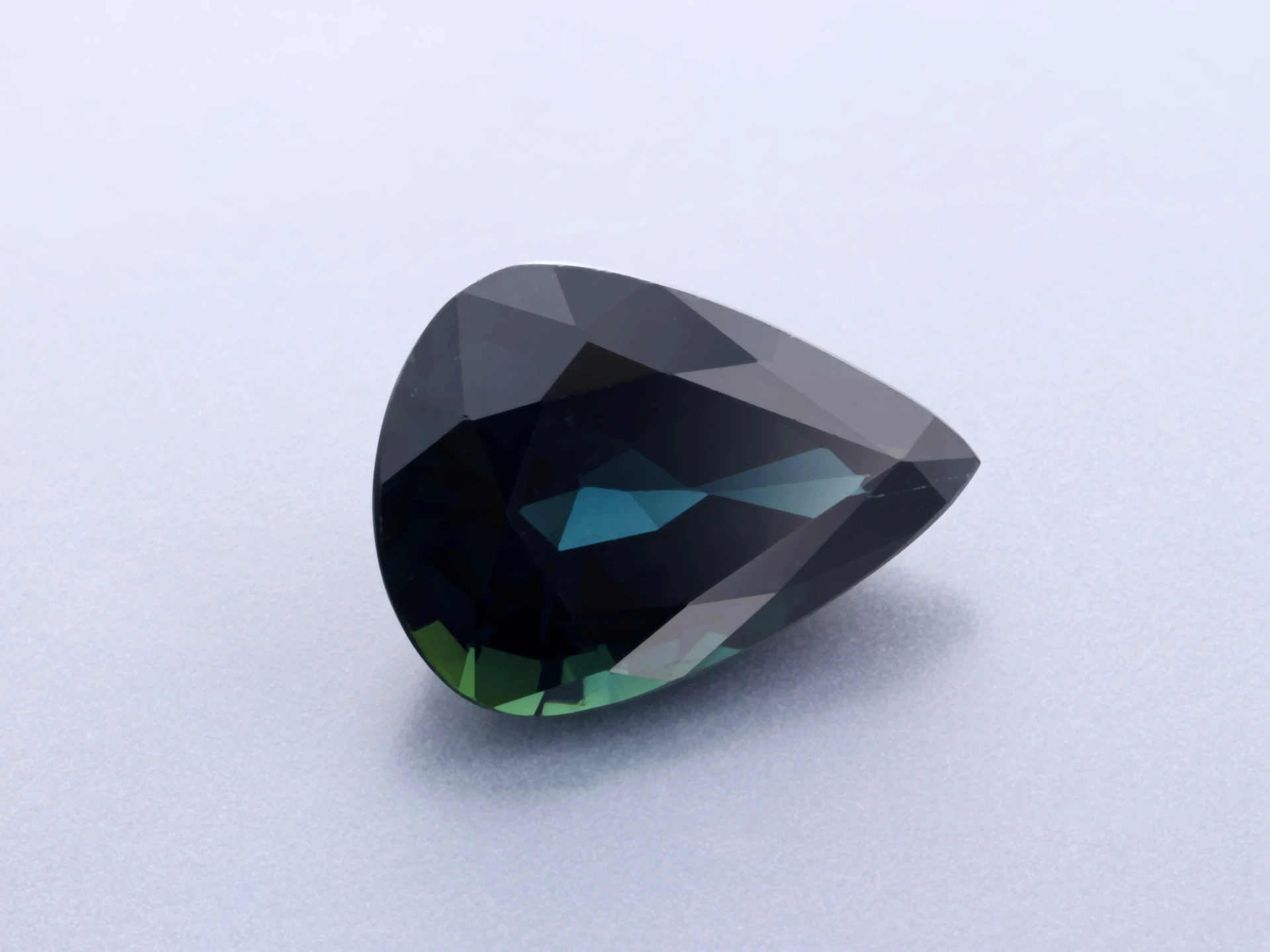 [SAPB0907X15] Australian Sapphire 9x6.6mm Pear Shape Dark Blue