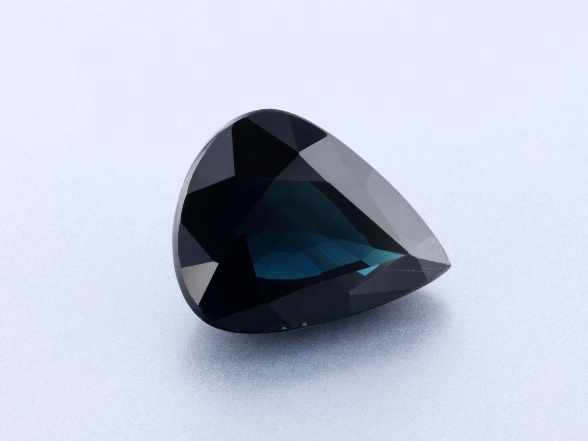 Australian Sapphire 9.9x7.9mm Pear Shape Dark Blue