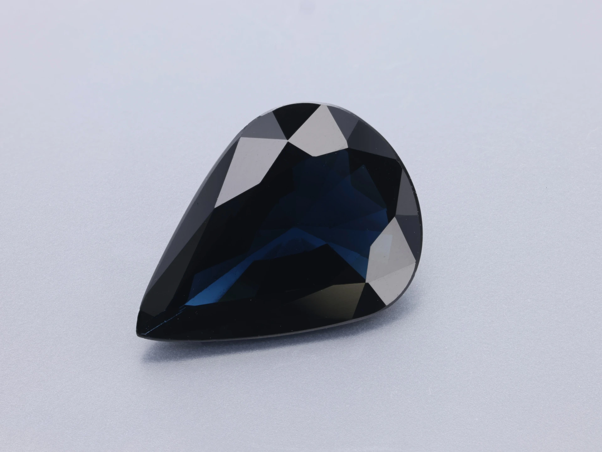 Australian Sapphire 14.15x10.32mm Pear Shape Dark Blue