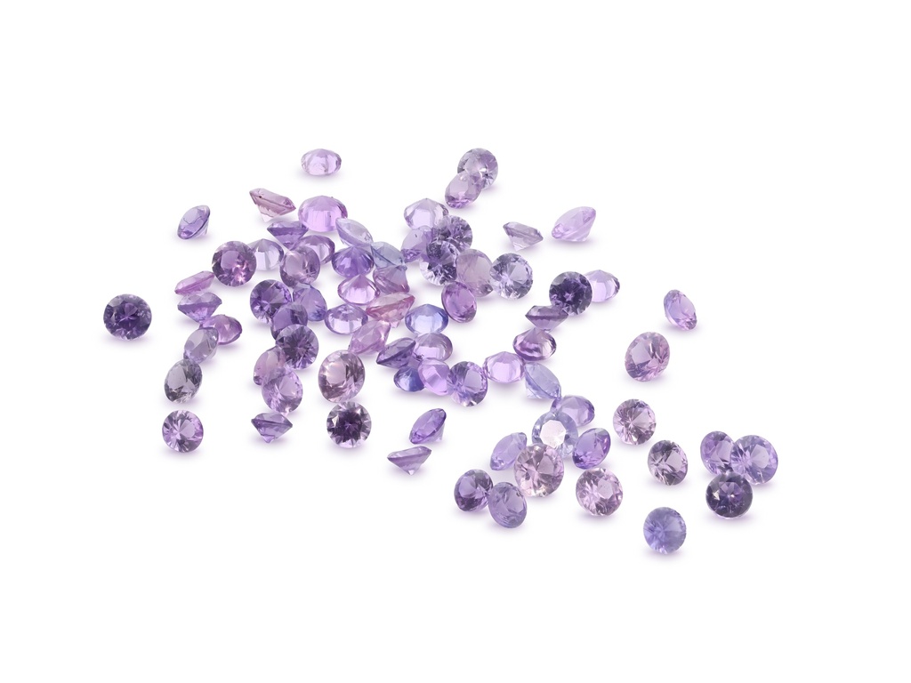 Purple Sapphire 1.50mm Round Mid