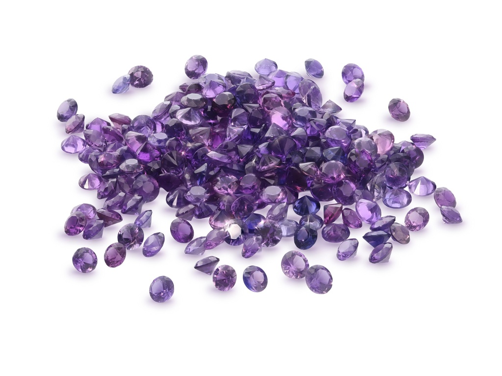 Purple Sapphire 1.75mm Round Dark