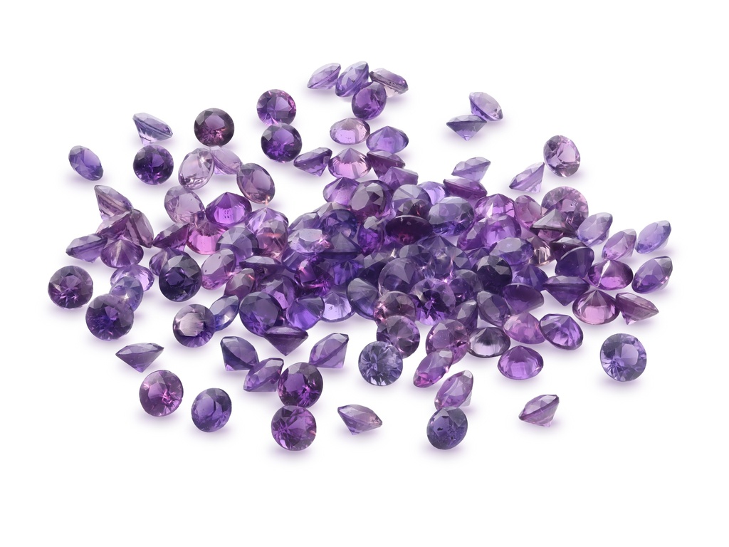 Purple Sapphire 2.00mm Round Dark