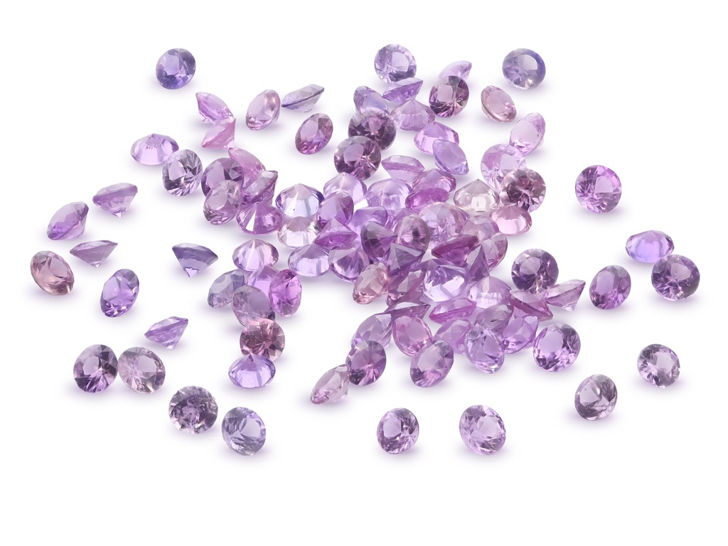 Purple Sapphire 2.00mm Round Mid