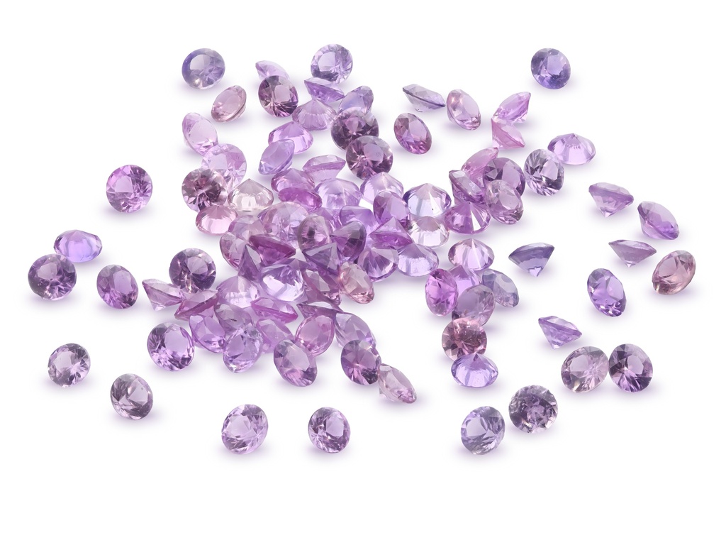 Purple Sapphire 2.25mm Round Mid