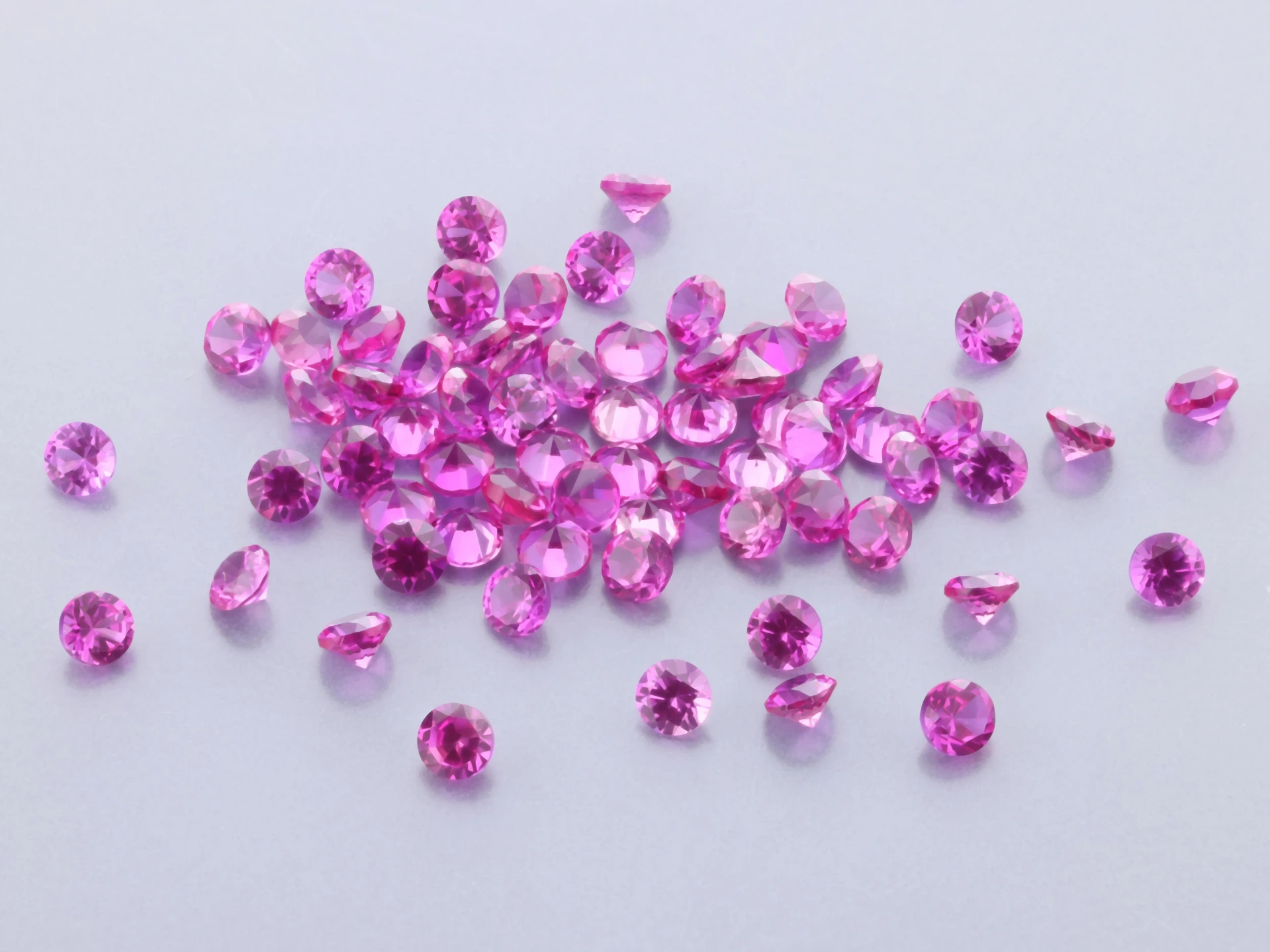 [YKRB0175S] Synthetic/Lab Grown Ruby 1.75mm Round Dark Pink