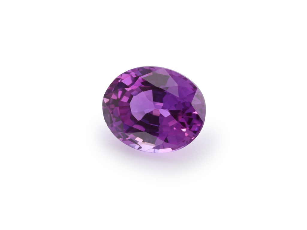 [SPVB0604X1] Pink Sapphire 5.7x4.66mm Oval Dark