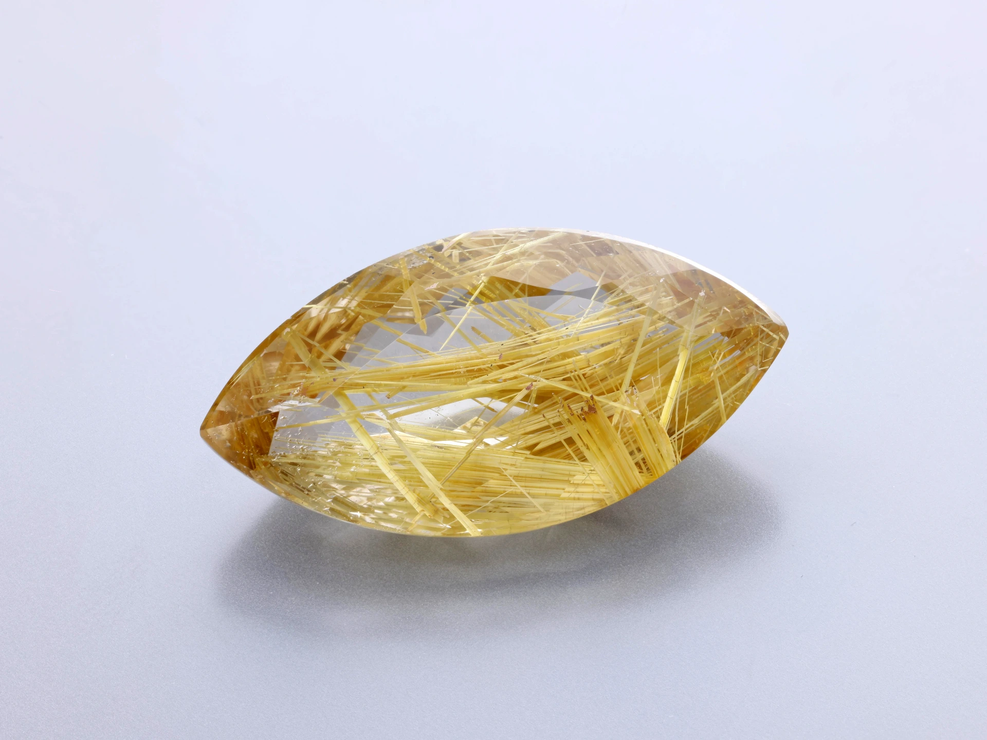 Rutilated Quartz 23x12mm Marquise Faceted