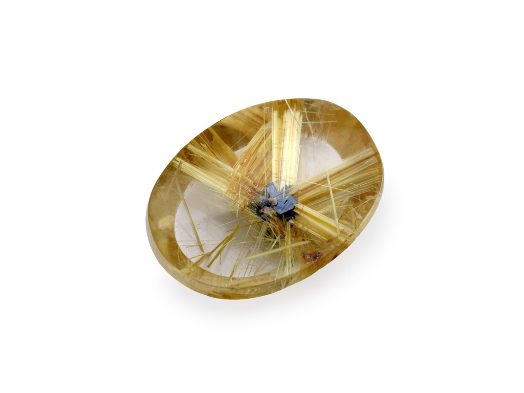 Rutilated Quartz 14.6x11mm Oval