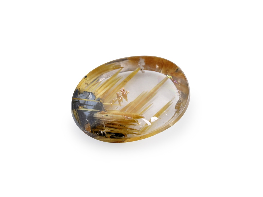 Rutilated Quartz 13.5x10.2mm Oval