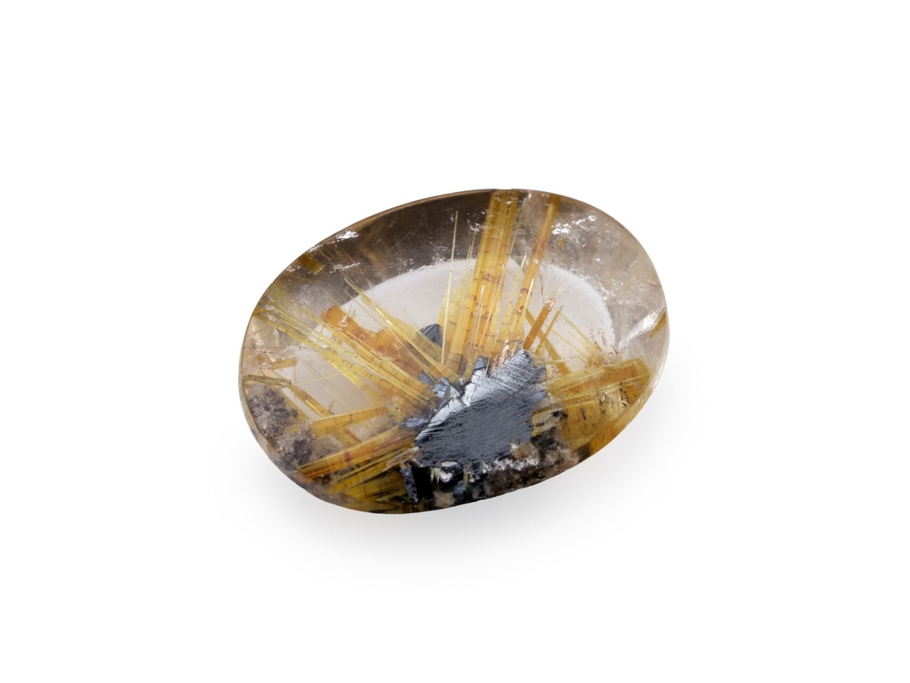 Rutilated Quartz 12.6x9.5mm Oval