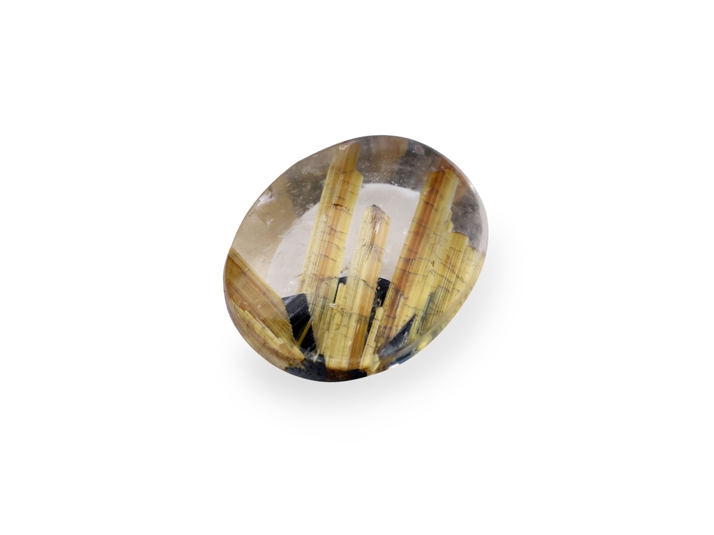 Rutilated Quartz 12x9.8mm Oval