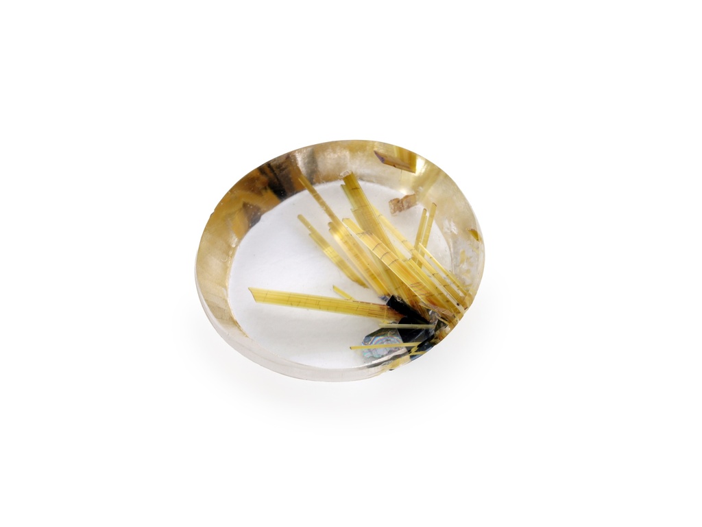 Rutilated Quartz 12.1x10.7mm Oval