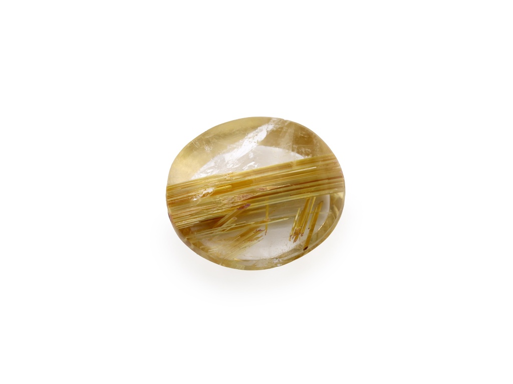Rutilated Quartz 10.7x9.6mm Oval