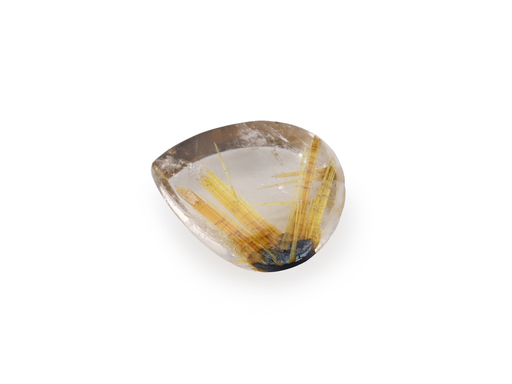 Rutilated Quartz 10.6x8.8mm Pear Shape
