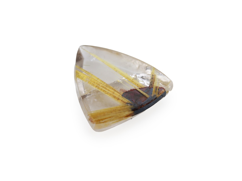 Rutilated Quartz 11.2x10mm Triangle