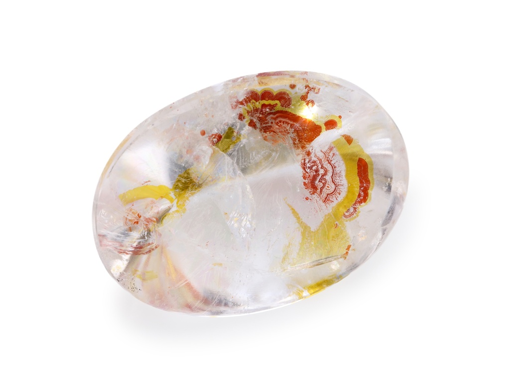[QZVT2518X1] Hematoid Quartz 24.3x18mm Oval