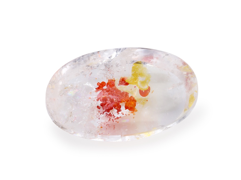 Hematoid Quartz 22.3x14.7mm Oval