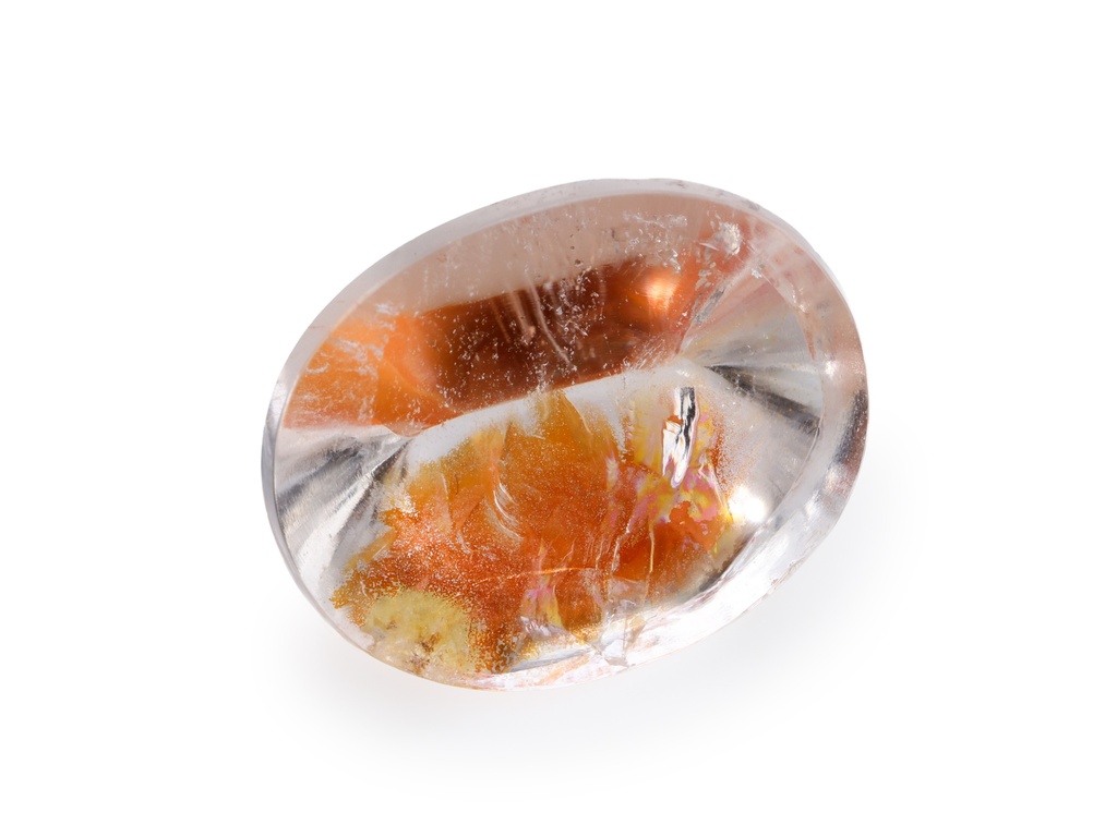 [QZVT1412X1] Hematoid Quartz 15x12mm Oval