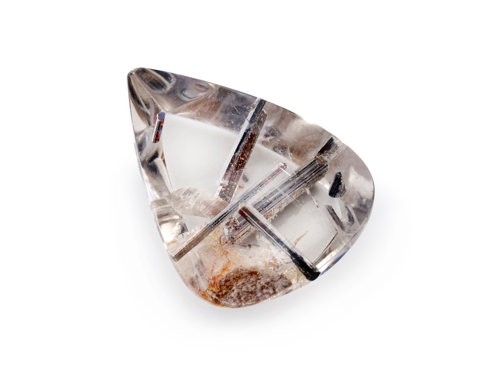 Rutilated Quartz 25.5x18.8mm Pear Shape