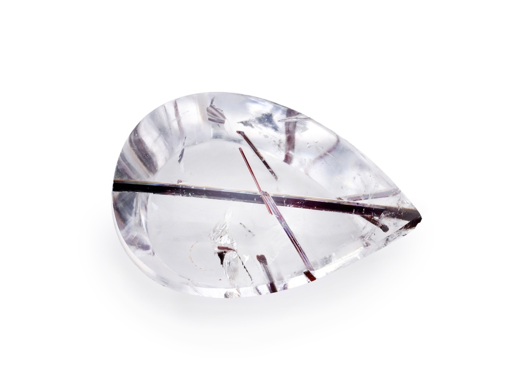 Rutilated Quartz 18.3x13.1mm Pear Shape