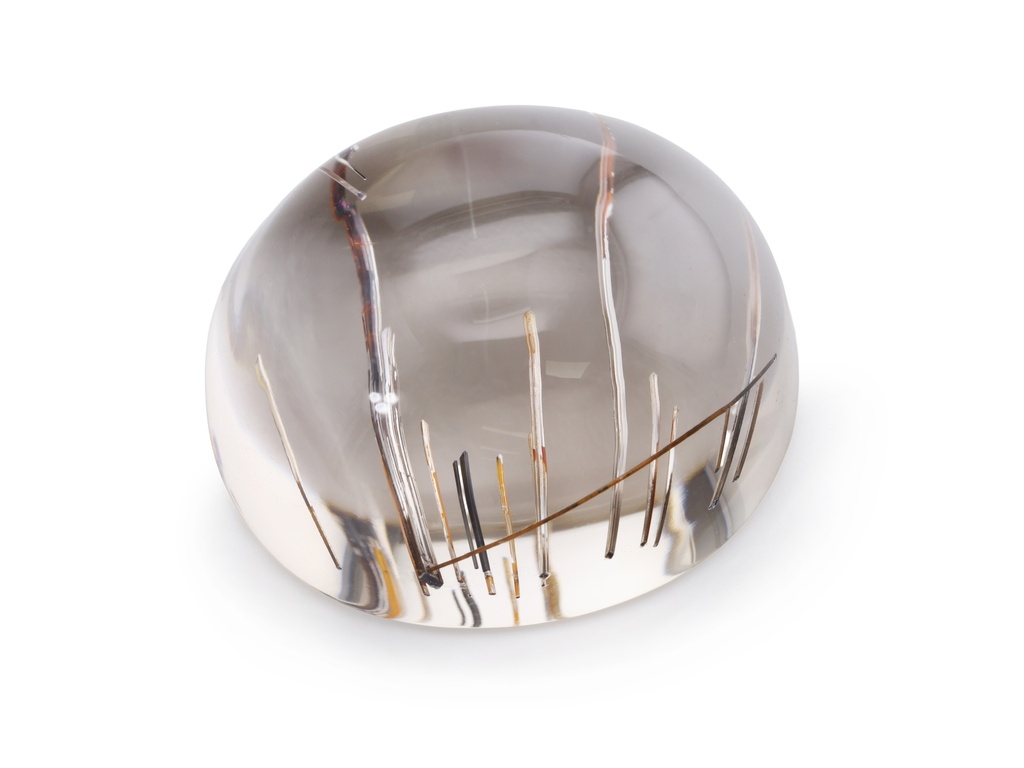 Rutilated Quartz 22.3x19.8mm Oval Cabochon