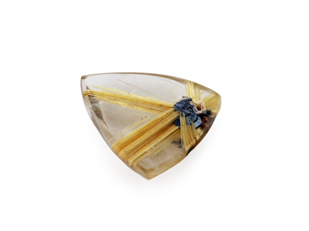 Rutilated Quartz 13.1x12mm Triangle
