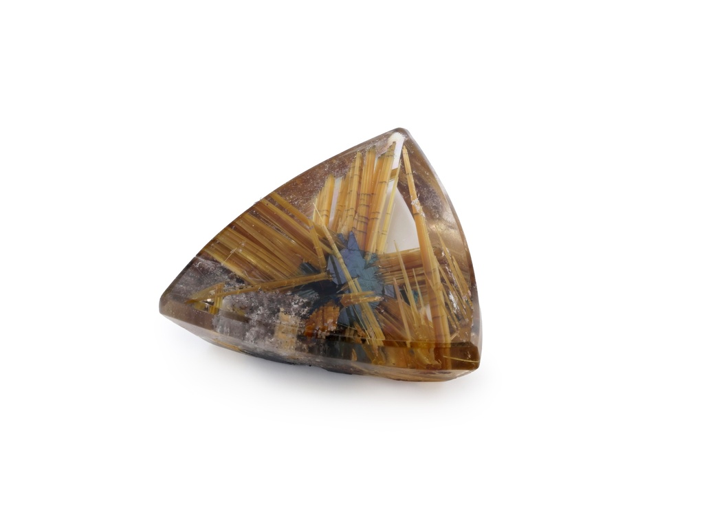 Rutilated Quartz 13.8x11.5mm Triangle