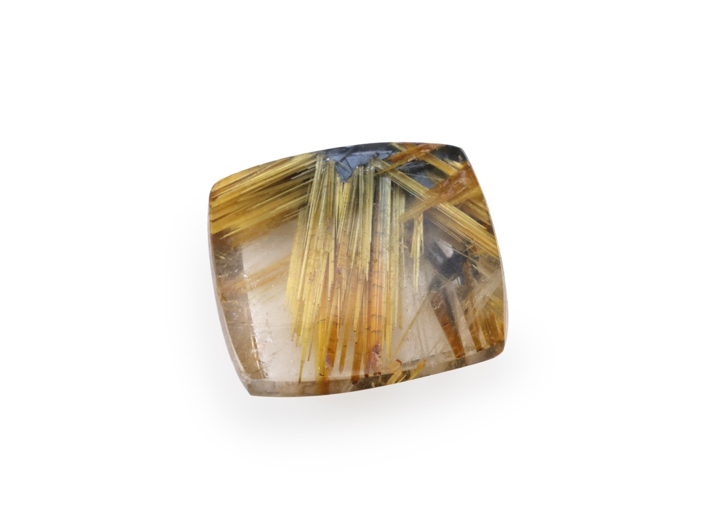 Rutilated Quartz 10.2x9.2mm Cushion
