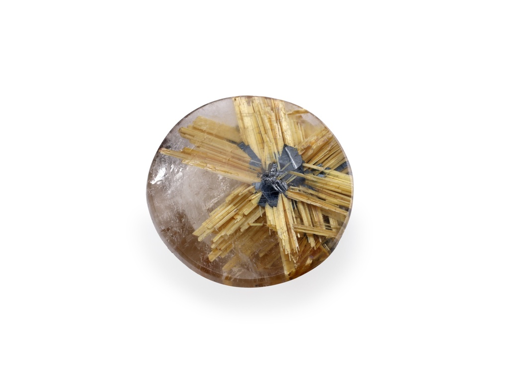 Rutilated Quartz 16mm Round