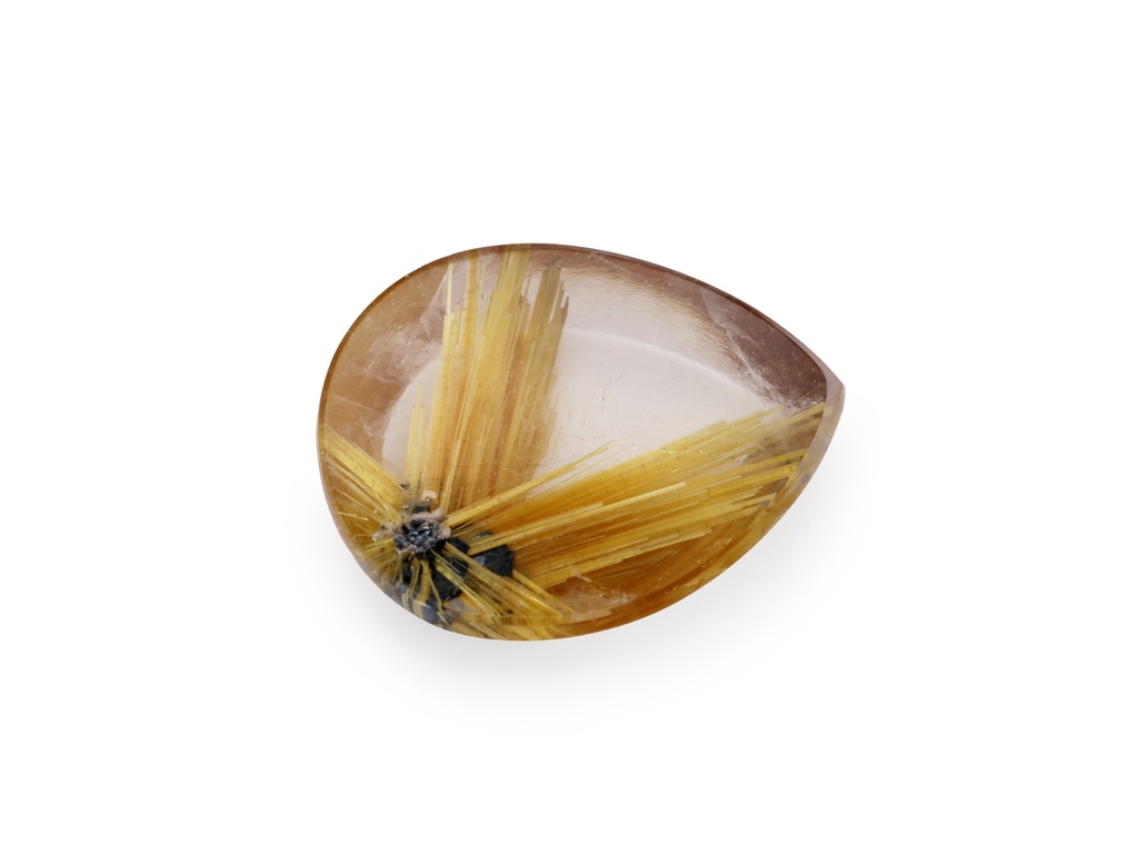 Rutilated Quartz 13.4x10.6mm Pear Shape