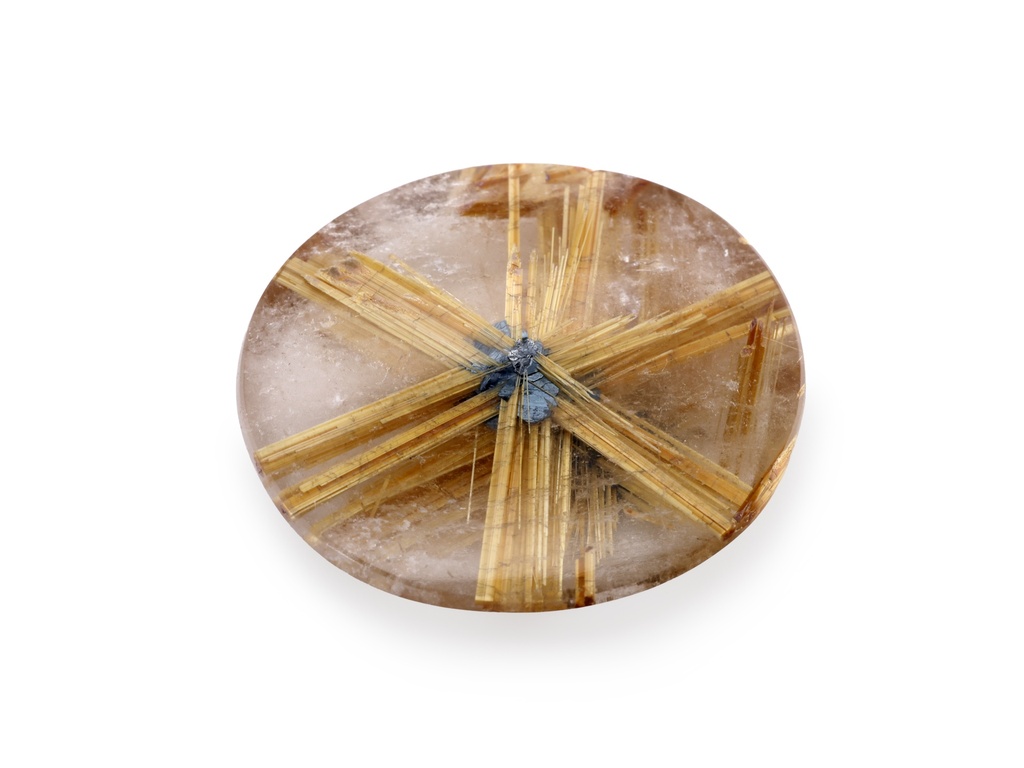 Rutilated Quartz 20.6x17.6mm Oval