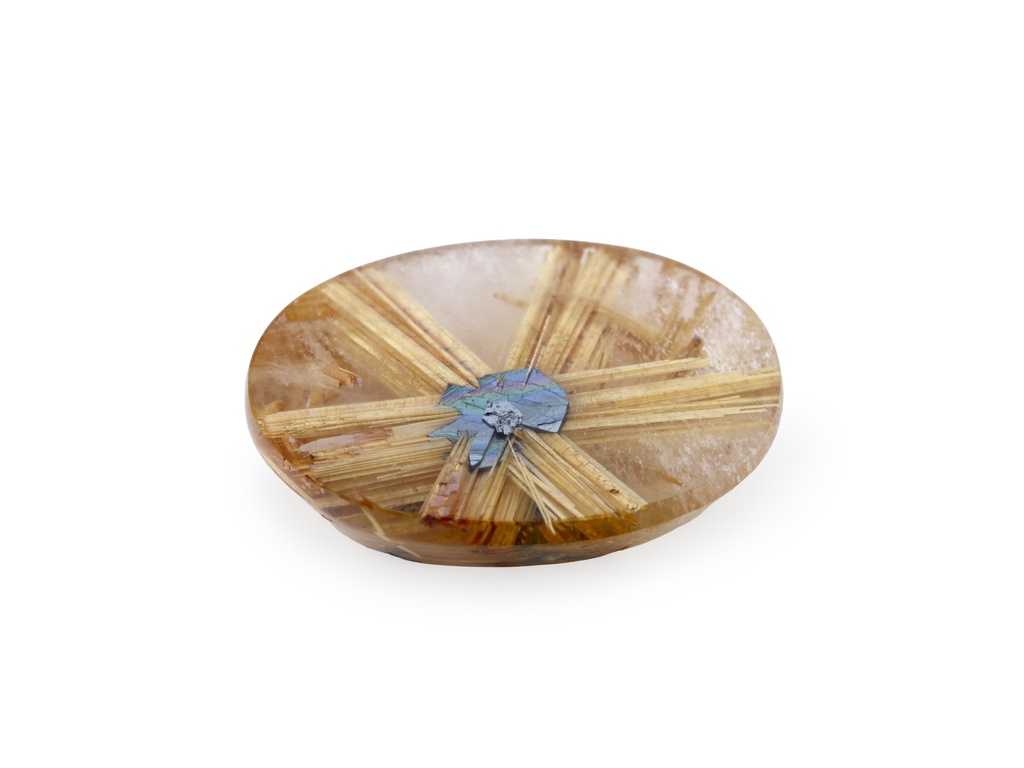 Rutilated Quartz 15x11mm Oval