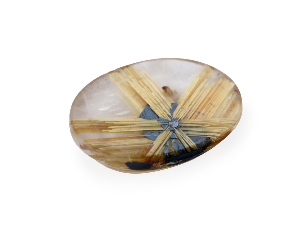 Rutilated Quartz 15.3x11.5mm Oval