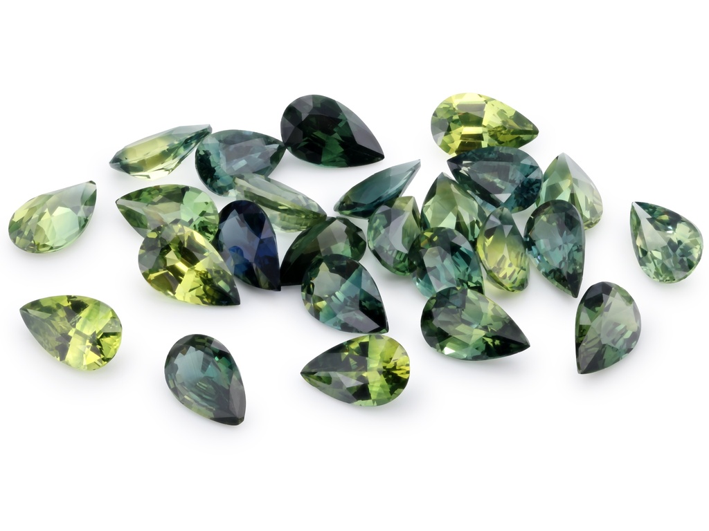 [SMPB0503] Parti Sapphire 5x3mm Pear Shape