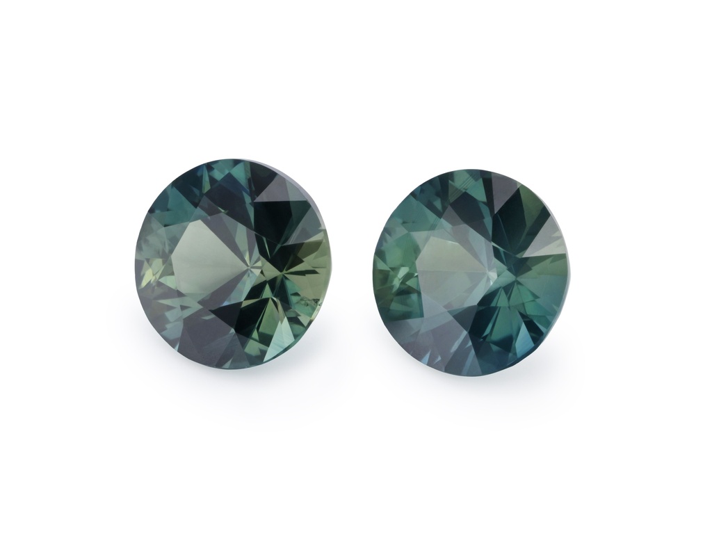 Parti Sapphire 5.5x5.4mm Round