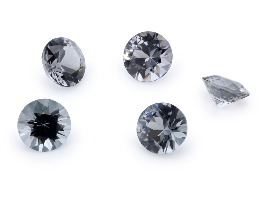 Spinel 3.60mm Round Grey