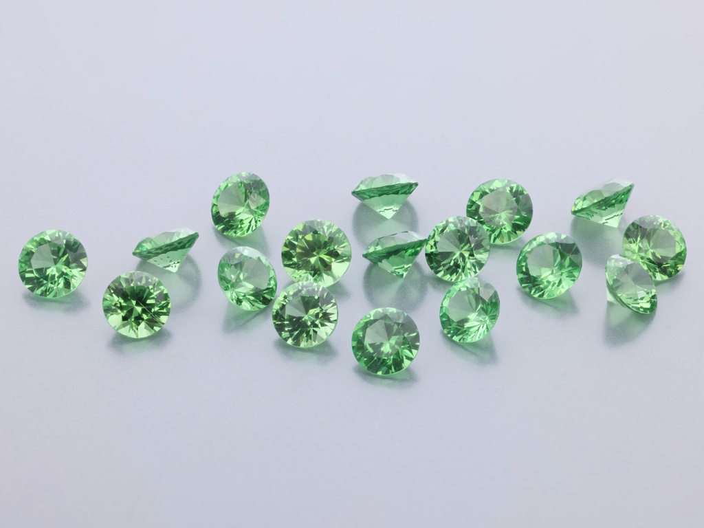 Tsavorite Garnet 3.50mm Round Mid Green