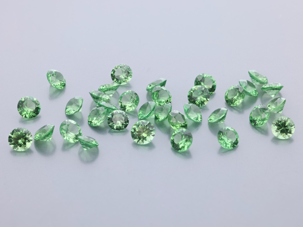 Tsavorite Garnet 2.75mm Round Mid Green