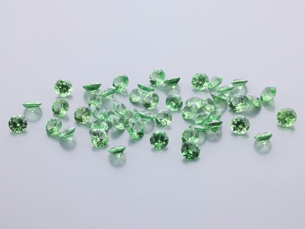 Tsavorite Garnet 2.50mm Round Mid Green