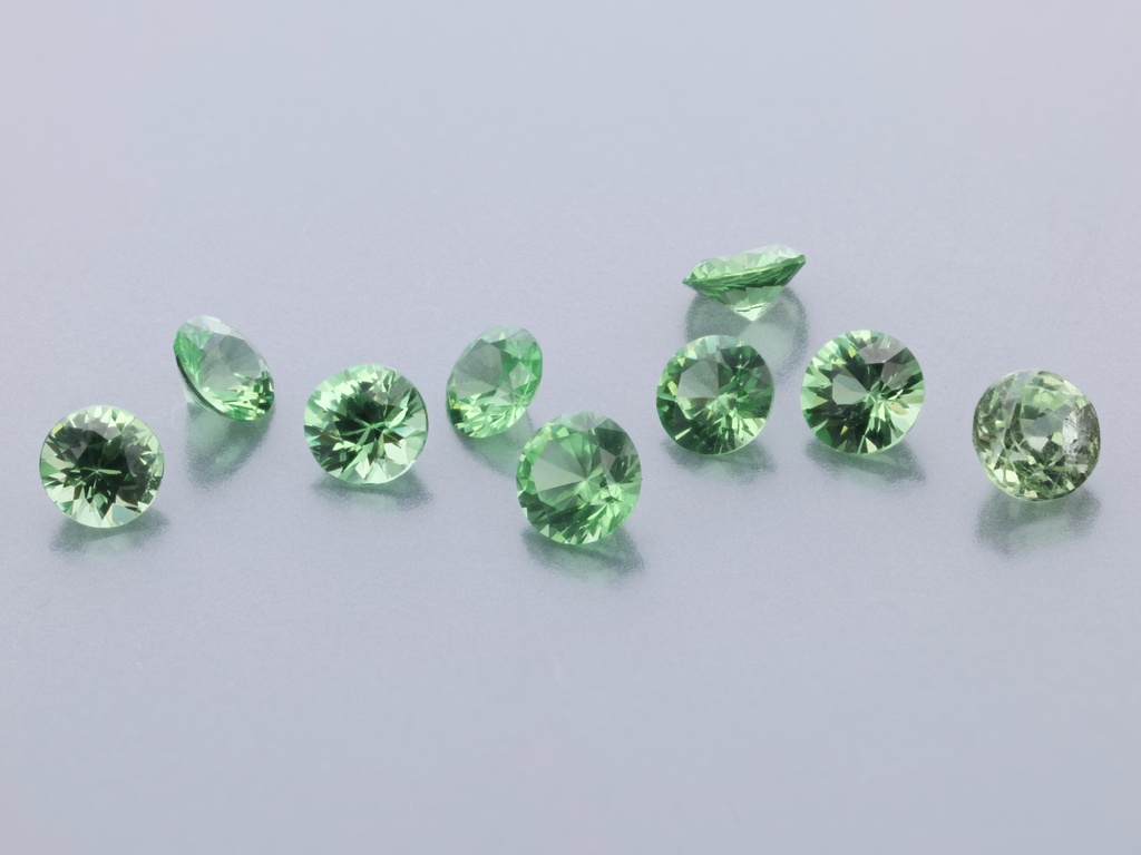 Tsavorite Garnet 2.25mm Round Mid Green