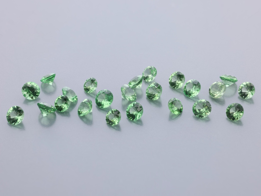 Tsavorite Garnet 2.00mm Round Mid Green