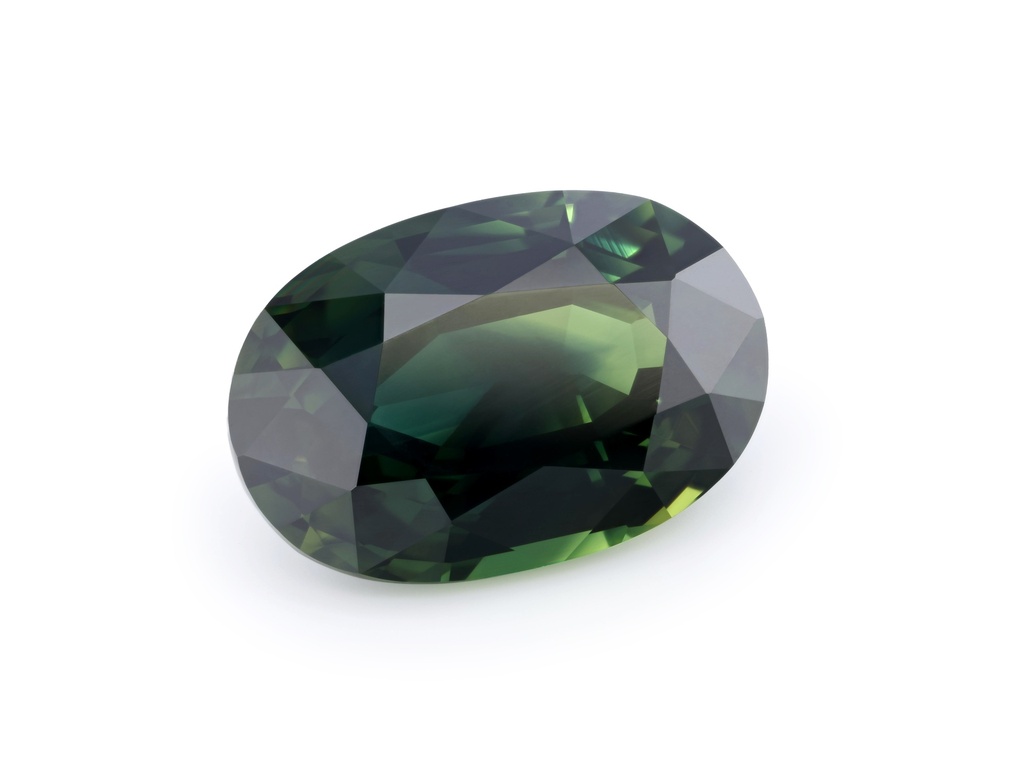 [SMVB1409X1] Parti Sapphire 13.9x9.29mm Oval UNHEATED