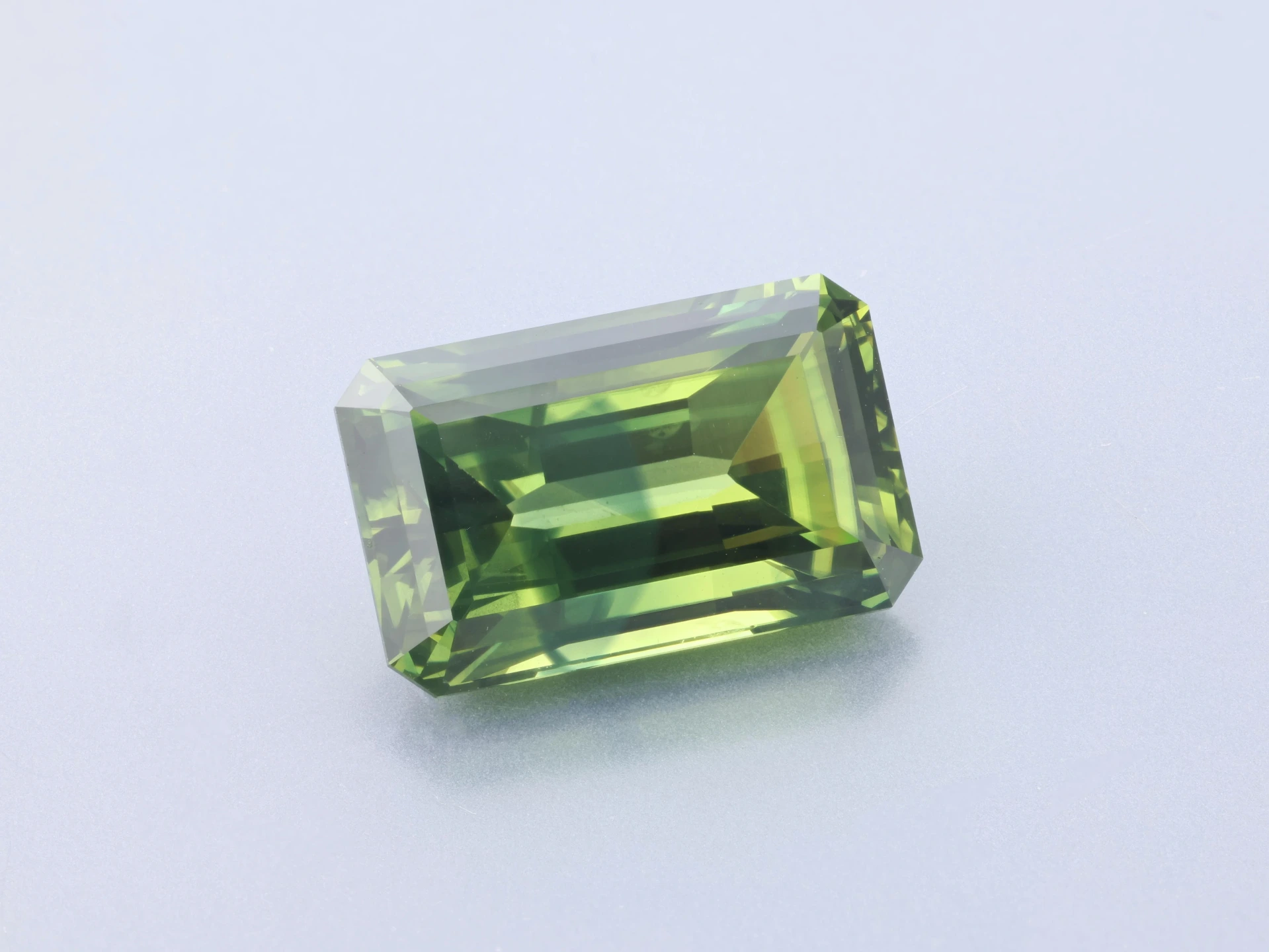 [SMOS1208X3] Parti Sapphire 12.37x7.75mm Emerald Cut