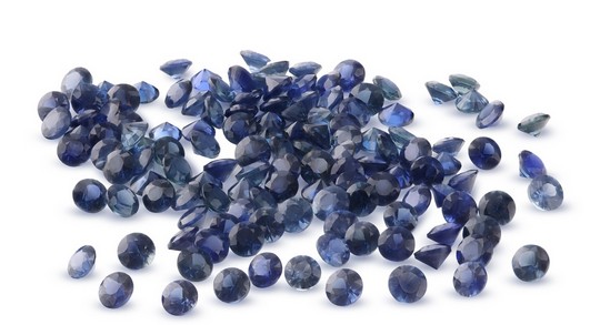 Sapphire 2.00mm Round Diamond Cut Mid Blue